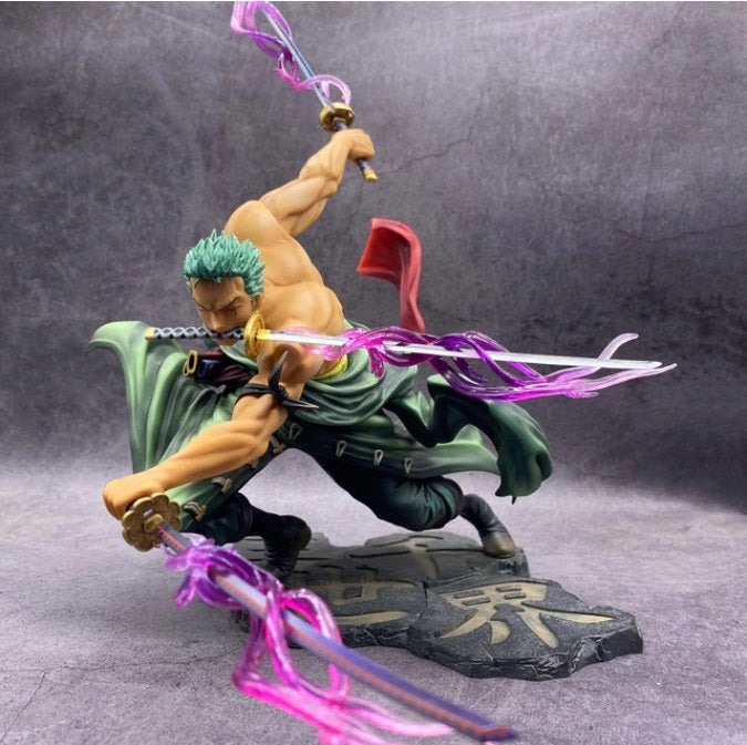 Figure Roronoa Zoro, Três Lâminas / One Piece - Nerd Bros